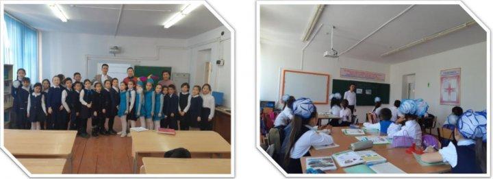 Внеклассный урок "Вместе - дружная семья"  посвященный Дню языков народов Казахстана.